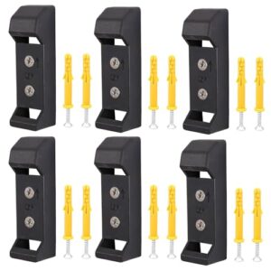 6 Stück Angelrollen-Wanddisplay, Wandhalterung für Angelrollen mit Installationsschrauben, Fischausrüstung und Organisation für Aufbewahrung und Präsentation