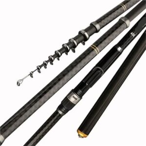 Angelrute, leicht, ultraleicht, 5,4 m - perfekte Angelrute für den Einstieg in die Welt des Angeln, leichtes Design und vielseitige Verwendung