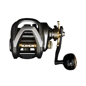 Baitcasting-Rolle für große Fische, 15 kg Max Drag, Low Profile Design, Angelrolle mit hoher Haltbarkeit und leichter Bedienung