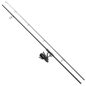 DAM Charger Carp 10FS Combo, Süßwasserangler Angelrute Rolle Karpfenfische, leistungsstarkes leichtes Angelset für Karpfen-Angler mit schneller Rute und delikater Rolle