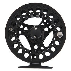 Equlup 9/10 Fliegenfischerrolle, Mehrzweck-Fliegenrolle für Süß- und Salzwasser mit 1:1 Übersetzungsverhältnis Links-Rechts-Umwandlung und glatten Wurf