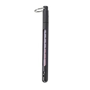Fliegenfischen Thermometer Outdoor Metall Wasserstrom Temperatur Messung für Bachlauf, Fluss, See Angeln. Präzise Temperaturmessung für optimale Fischfänge, robuste Metallkonstruktion und batteriebetriebener Thermometer.