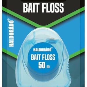 Haldorado Bait Floss, 50 Meter gewachste Angelschnur für Pop-up-Baity und Rig-Aufzüge