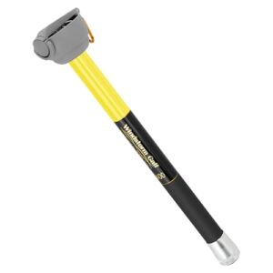 Kom klub fisch Gaff Haken, Werkzeugzubehör, robuster Gaff, Eisfischer-Gaff, Squid Teleskop-Gaff für Offshore Bootfahren Felsen Angeln (Gelb, 4M)