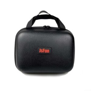 Oniissy Aufbewahrungstasche für elektrische Angelrollen, mit EVA-Härtschale, stoßfestes und wasserdichtes Design für Rollen bis zu 10.000 Typ, schwarze Angelausrüstungshülle (M)