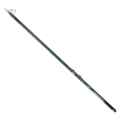 Pescaplanet Bolognese-Rute, 6 Meter lang, für Süßwasser- und Meeresangeln geeignet, Carbon-Stab