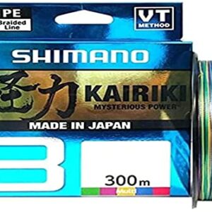 Shimano Line Kaïki 8, 300 Meter lang, 0,06 mm Durchmesser, 5,3 kg Gewicht, ideal für Süß- und Salzwasserjigging