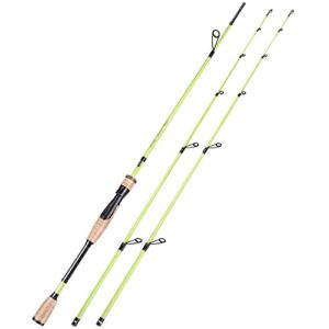 Sougayilang Angelrute, 30 Tonnen Kohlefaser, empfindliche 2-teilige Baitcasting-Rute und Spinnrute für Süßwasser oder Salzwasser, Angelrute in Turnierqualität mit 2 Spitzen