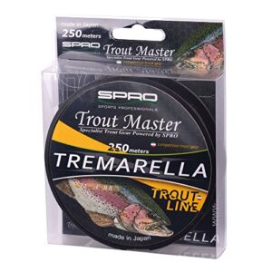 Hochwertige Forellenschnur von Spro Trout Master, 250 Meter Länge, 0,16 mm Dicke