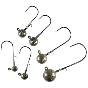 Bleifreie Tungsten-Jighaken Set für Gummifische und Gummiköder, umweltfreundliche Alternative zum traditionellen Blei-Gewicht, ideal für Angeln auf Barsch, Zander und Hecht