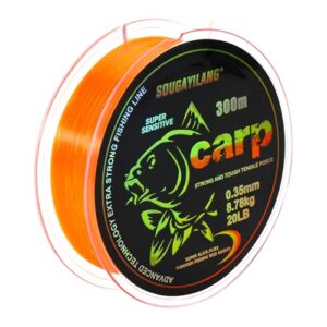 Fluoreszierende Karpfenschnur, schnell sinkend, Monofilament für Süßwasserangeln mit wenig Licht