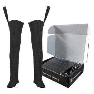 Filz Watstiefel Schwarz, sehr warm, wärmend, für kaltes Wetter, für Angler, Fischer, Jäger, Förster, für Industrie und Landwirtschaft.