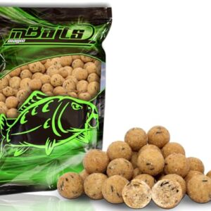Effektives Karpfenfutter, hochwertige Angel-Berger Magic Baits Boilies in Vanille-Aroma und 20mm Teilchengröße