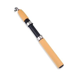 Robuste und langlebige Teleskop-Angelrute für Winterfischen, ideal für Eisangeln, Kohlefaser-Elemente, Magnetring-Schnurführungssystem