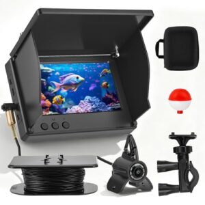 Fischfinder mit 4,3 Zoll IPS Display und 30m Kabel für Angeltrips im Meer, Fluss oder Eisfischen