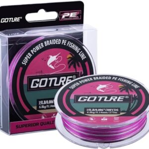 Hochwertige Angelschnur mit 8-Fach-Geöffnet, PE30, ultradünn, stark und empfindlich für Spinnfischen, Raubfisch- und Carp-Angeln