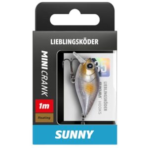 Fischfang-Lieblingsköder Mini Crank 35mm 3,6g Wobbler Fischwurfzange Lieblingsköder Sunny