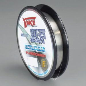 Lineaeffe Take Akashi Fluorocarbon Ultraclear 50m 0,20mm Fliesengewicht für Angler mit transparenter und nicht verlängerbarer Materialkomposition