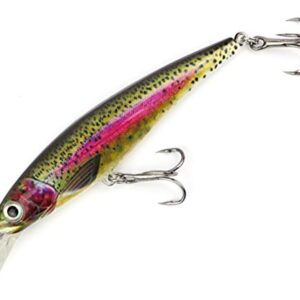 Hochwertige und realistische Fischattrappe für Spinnfischen auf Raubfische in Süß- und Salzwasser, Länge 10 cm, Flachlaufendigkeit von 1 bis 2 Metern