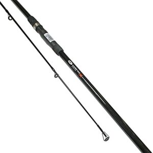 Hochwertige Angelrute für Karpfen und Spinnen, 1,2 kg Testkurve, Fiberglas, Schwarz