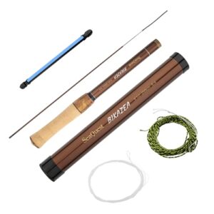 Klassisches Tenkara-Fishing-Rod mit Kohlenstoffrohr und ergonomischem Griff für die Jagd nach kleinen bis mittelgroßen Fischen