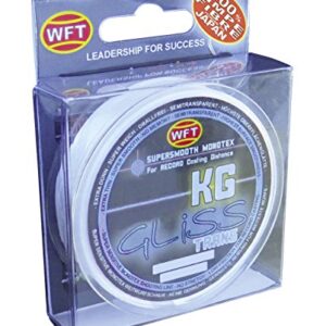 WFT Gliss KG Monotex Line 300m, geflochtene Schnur, transparent, 0.14mm / 8kg Tragkraft