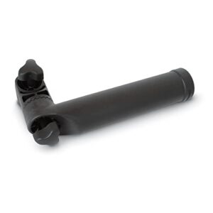 Canon Dual-Axis Single Adjustable Downrigger Rutenhalter montiert, Schwarz, Einzelbett - Anglerzubehör für das Fischen mit Downrigger