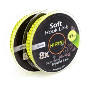 2 Stück Karpfen Angelschnur aus geflochtenem 8-Strang-PE-Material, DREI Größen: 15 Pfund, 20 Pfund und 35 Pfund, ideal für Anfänger und erfahrene Angler