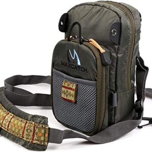 Fliegenfischen Brusttasche, superleichtes Brustpackung Zubehör für Fliegenfischen (V-Comp Brusttasche)