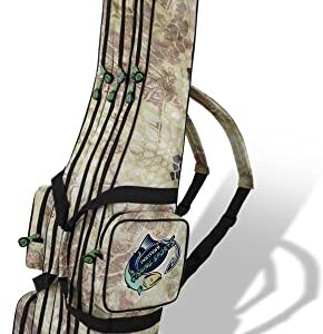 Robuste und wasserabweisende Rutentasche mit 2 oder 3 Innenfächern, ideal für die Aufbewahrung von Angel-Ausrüstung