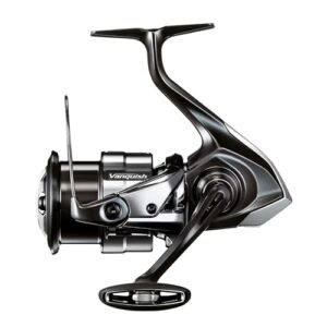 SHIMANO Vanquish 4000 MHG, Spinnangelrolle, High-End-Angelgerät mit Frontbremse und robustem Rahmen