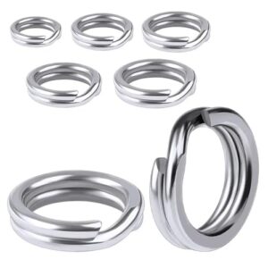 Set aus 20 Edelstahl-Sprengringen in verschiedenen Größen, ideal für Angeln und extreme Tragkräfte