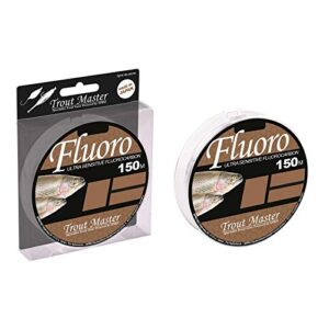 150m lange Fluorocarbon-Schnur mit Durchmesser 0,22mm und Tragkraft 3,34kg für das Spinnfischen in Süßwasserseen und Flüssen