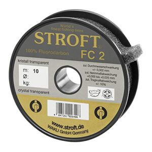 WAKU Schnur STROFT FC2, Fluorocarbon-Schnur mit 10 Metern Länge und 0,9 mm Durchmesser, ideal für Fischen oder als Vorfach, hochwertige Materialien, langlebige und widerstandsfähige