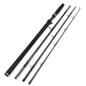 Westin W3 Powercast-T Travel 2nd Baitcasterrute zum Kunstköderangeln, Reiserute, Raubfischrute, Ruten für Angeln