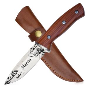 Personalisierter Angelmesser mit Gravur, einzigartiges Geschenk für Angler zum Geburtstag oder Vatertag