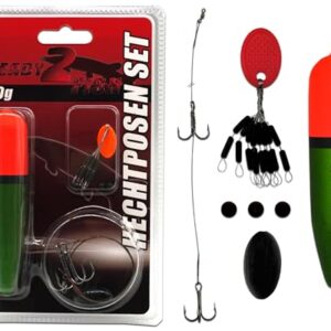 Angel Berger Hecht Posenset Köderfischset für Spontanfangen mit hoher Qualität und Vielseitigkeit