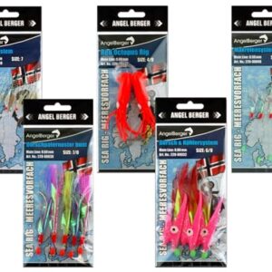 Hochwertiges Meeresvorfach Pilkvorfach Set mit 5 Teilen und verschiedenen Funktionen von Angel-Berger