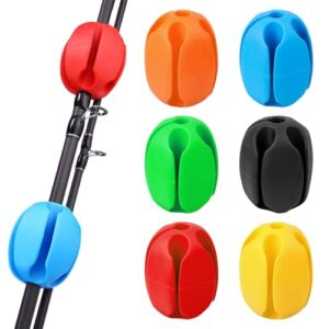 Angelrutenhalter, 6 Stück, für verschiedene Arten von Angeln, wasserdicht, elastisch und nicht leicht zu verformen