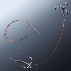 Das Balzer Matzes Doppel Drilling System ist ein perfektes Werkzeug für den Angler. Es ist ideal für die Deadbait-Angeltechnik geeignet und besitzt eine Tragkraft von 9kg.