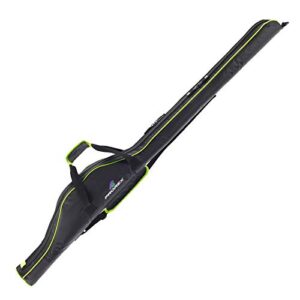 Hochwertiges Daiwa Prorex Rutenfutteral aus Polyester mit gepolstertem Schultergurt und Trageschlaufen, ideal für 2 montierte Ruten mit Länge von 157cm.
