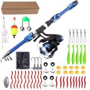 Kinder Angel Set, Angelrute und Rolle für Mädchen - ideal für Anfänger - Garten, Park, Camping, Geburtstag