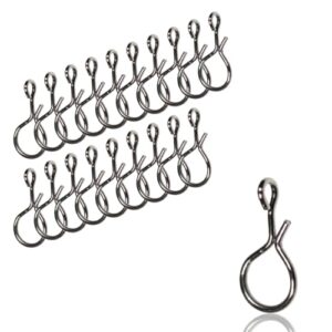 Fliegenangeln Schnellverbinder, Fliegen Snap Forellenangeln Fly Connector, 40 Stück oder 20 Stück