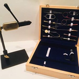 Fly casting Werkzeugset mit 14 Teilen, ideal für Fliegenbinden, Schraubstock und Werkzeugset, fliegenbinden hobbysport, Angelsport, Fischfang