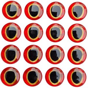 3D-holografische Angelköder, realistische holografische Angelköder zum Fliegenfischen, Aufkleber 6 mm, 8 mm, 10 mm, 12 mm