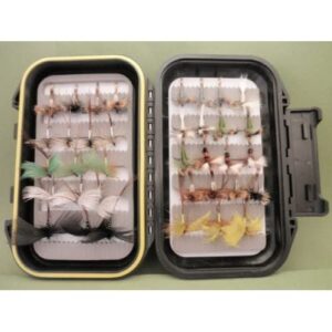 36 Stück Mayfly-Fliegen ohne Widerhaken für Forellenzucht und Fischerei im Stillgewässer oder in Fließgewässern