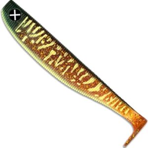 Hochwertiger Softbait für Angeln, Gummifischköder mit Vanilla Cognac Aroma und verschiedenen Größen (9 cm, 11 cm, 14 cm, 18 cm, 23 cm)