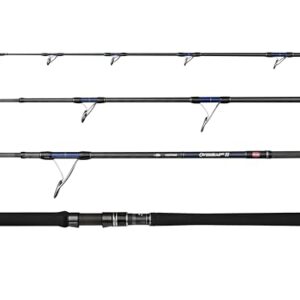 Fischfang mit der Penn Overseas XT II Popping Angelrute, Spinnrute für Thunfisch, GT, Amberjack und Barrakuda, Carbon-Rutenblank, 2,50 m, 80-220 g