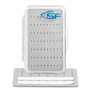 Transparenz Fliegenköderbox für perfekten Fischfang, robuste Dose mit präziser Optik und sicheren Lagerung von Fliegen