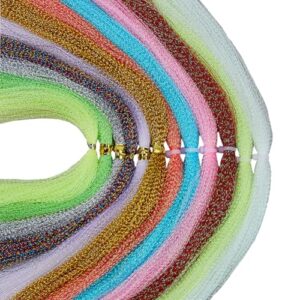 Fliegenbindematerialien, 12 Packungen, verschiedene Farben, ideal für Outdoor-Angeln, DIY-Zubehör